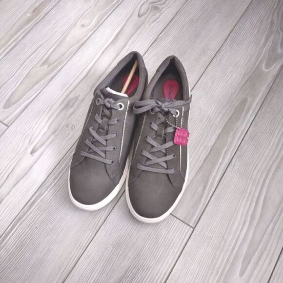 (45-0502)Foot Petals Gray Sneakers ANDI Size 9 - Picture 4 of 15